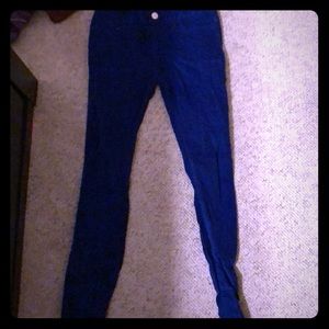 Kids/girls super skinny size 10 royal blue pants